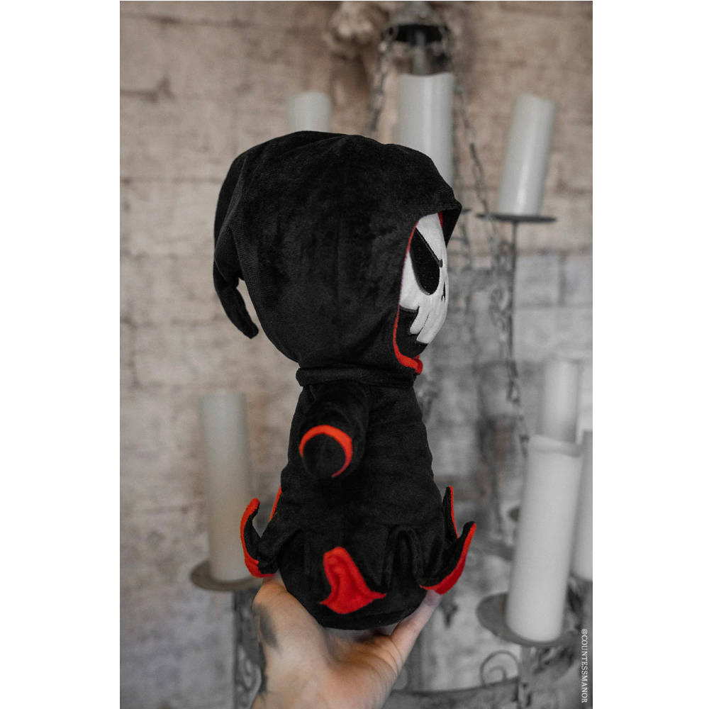 Vampire Freaks - Rainbow Skelekitty Plüschtier - Schwarz/Regenbogen